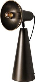Lampa de masa, maro, din metal, Curious