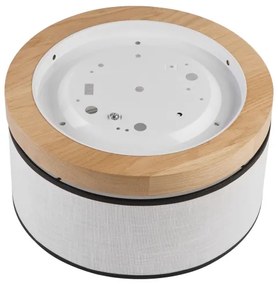 Plafonieră Brilagi BELLADONNA 1xE27/15W/230V d. 30 cm alb/stejar