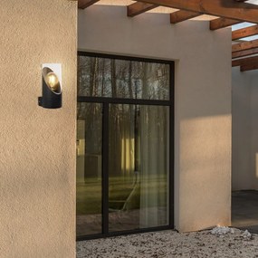 Aplica pentru iluminat exterior design modern IP54 Novigrad negru
