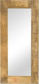 vidaXL Oglindă, lemn masiv de mango, 50 x 110 cm
