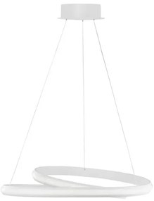 Lustra suspendata LED design modern Malvi, alb NVL-9357041