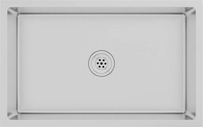 vidaXL Chiuvetă de bucătărie lucrată manual, oțel inoxidabil