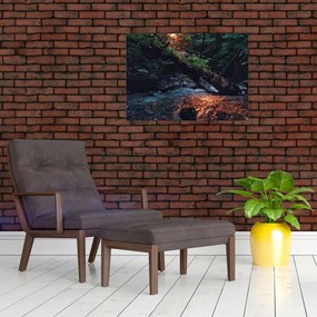 Tablou cu râu montan (70x50 cm)