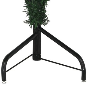 Brad de Craciun artificial de colt, verde, 120 cm, PVC 1, Verde, 120 cm