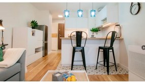 Lustră pe cablu NEWA 1xE27/15W/230V turcoaz Argon 3271