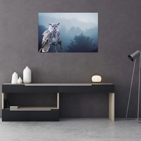 Tablou - Bufniță de zăpadă (90x60 cm)