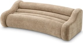 Canapea curbata design LUX Carbone, Lyssa sand