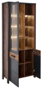 Mobilă pentru sufragerie Austin Y117 Stejar vârstă, Matera gri, Părți separate, PAL laminat