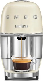 Espressor cu capsule SMEG Lavazza A Modo Mio LM200, 1250 W, 10 bar, 0,9 l, Incalzire rapida, Crem