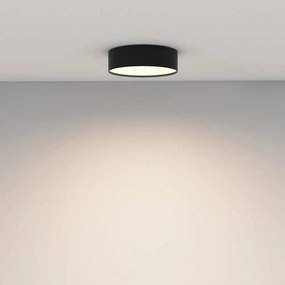 Plafoniera LED design tehnic Zoom D-22cm 3000K negru