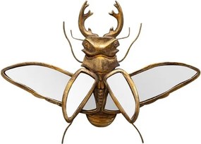 Oglinda decorativa, de perete, din rasina, Beetle