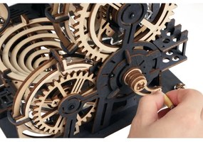 Puzzle 3D pistă pentru bile de sticlă, Orașul obstacolelor RoboTime