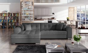 Coltar tapitat, extensibil, 295x80x195 cm, Sorento L01, Eltap (Culoare: Bej Pepit / Bej deschis)