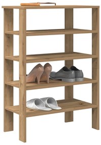 vidaXL Pantofar, stejar artizanal,61x32x87,5 cm lemn prelucrat