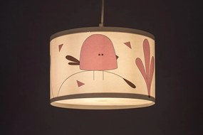 Lustra camera copii motiv pasare mov Fowly