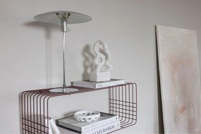 Raft burgundy etajat din metal 70 cm Wire – Mette Ditmer Denmark