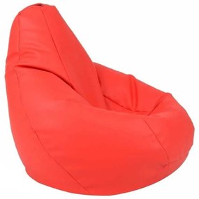 Fotoliu puf copii, Nirvana Light Pufrelax, Material Piele ecologica - Rosu