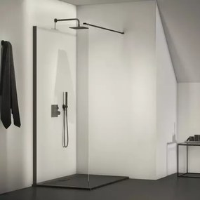 Perete lateral 90 cm negru mat Ideal Standard Connect 2