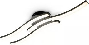 Plafonieră LED 3x6W/230V 2700K negru