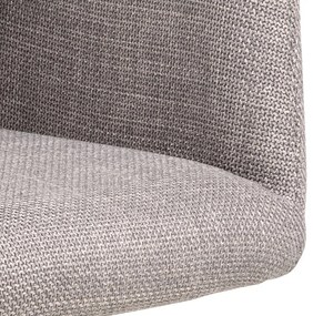 Set de scaune de sufragerie gri 2 buc. tapițat Laura – Actona