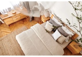 Comodă joasă din lemn de fag 134x63 cm Greg - The Beds