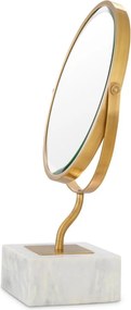 Oglinda de masa LUX marmura alba Jovanni