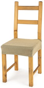 Husă elastică scaun 4Home Comfort beige, 40 - 50 cm, set 2 buc