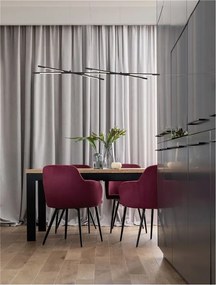 Lustra LED suspendata design modern RACCIO negru