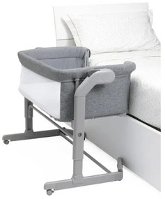 Pătuț pentru bebeluși Chicco 2v1 NEXT2ME MAGIC EVO gri închis