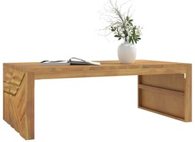 vidaXL Masuta de cafea 110x60x38 cm din lemn masiv de tec