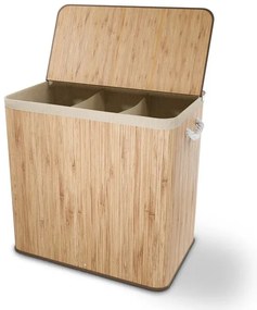 Juskys Coș de bambus Curly 150 L - natural