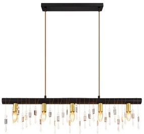Lustra suspendata design modern Kira I negru