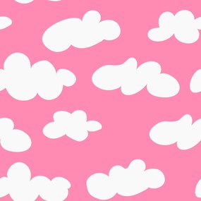 Tapet Cloudy, Happy Pink, Rebel Walls