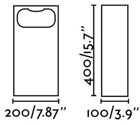 Stalp LED iluminat exterior IP55 GLINT 2700K H-40cm gri