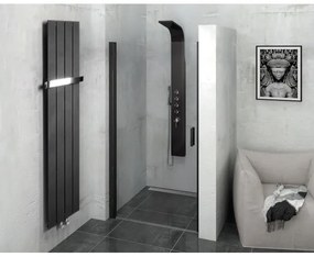 Sapho - Radiator pentru baie COLONNA 614W230V 29x180 cm negru