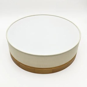 Brilagi - Plafonieră LED BELLADONNA, 36 W, 230 V, Ø 40 cm, crem/stejar