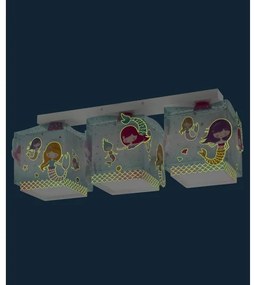 Plafonieră pentru copii MERMAIDS 3xE27/60W/230V Dalber 63443