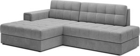 Coltar extensibil stanga 3 locuri ELTAP, LT-85MO, Blezalt, 240x150x82 cm, lemn/poliester, gri