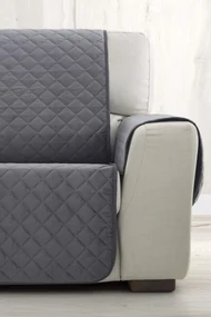 Husă de catifea pentru canapea cu două locuri Velvet gri gri-inchis 110x50 cm