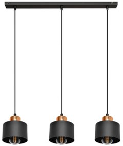 Lustră pe sfoară EDISON 3xE27/15W/230V