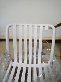 OFERTA Scaun din plastic TREGO, alb II. calitate