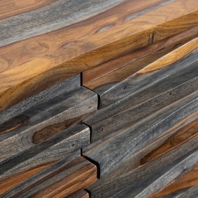 Comoda TV eleganta Relief 160cm Sheesham gri