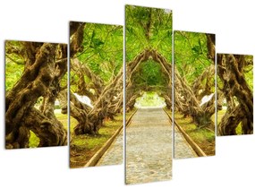 Tablou - Tunel viu din plumeria (150x105 cm)