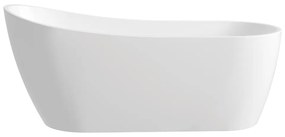 Cada baie freestanding 150 x 75 cm, ovala cu preaplin, Diva Foglia 1500x750 mm