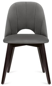 Sscaun de sufragerie BOVIO 86x48 cm gri/fag