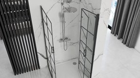 Cabina dus Rea Molier Black Double 100x100