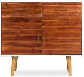 245741 vidaXL Bufet din lemn masiv de acacia, 90 x 33,5 x 83 cm