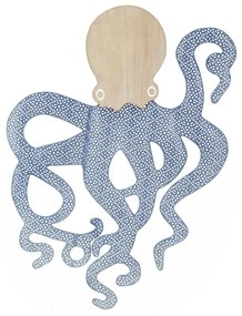 Decoratiune de perete 3D din metal si MDF, 41 x 57 x 1,5 cm, Octopus Mauro Ferreti