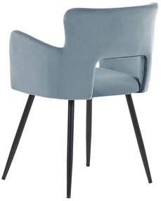 Set 2 buc scaune sufragerie Shelba (albastra deschis) . 1075763