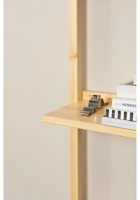 Bibliotecă de perete în culoare naturală din lemn de pin 66x127 cm Groove – Karup Design